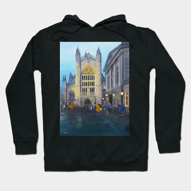 Bath Abbey at Dusk Hoodie by richardpaul